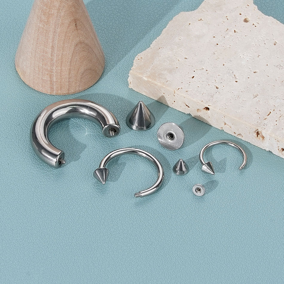 1 szt. Pierścień podkowy ze st – Body Jewelry Gauges recenzja i cena