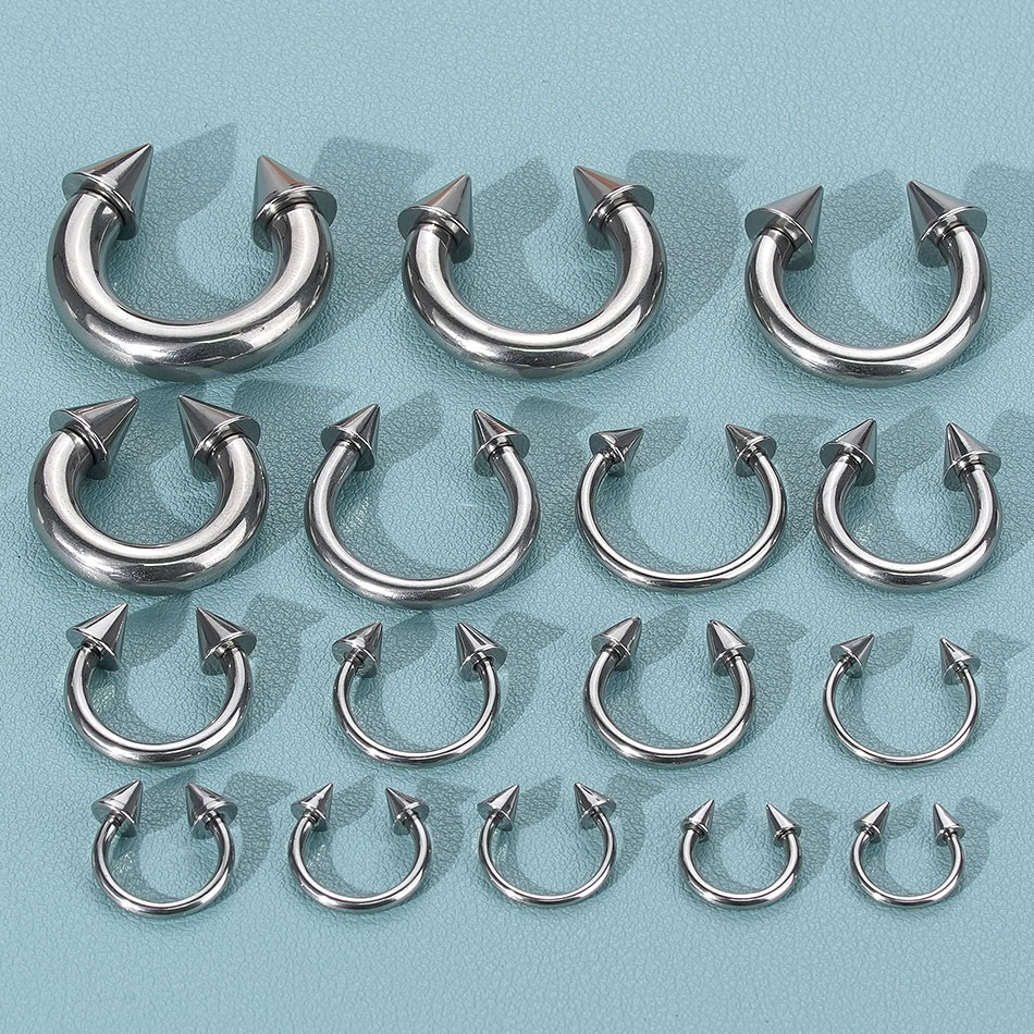 1 szt. Pierścień podkowy ze st – Body Jewelry Gauges recenzja i cena