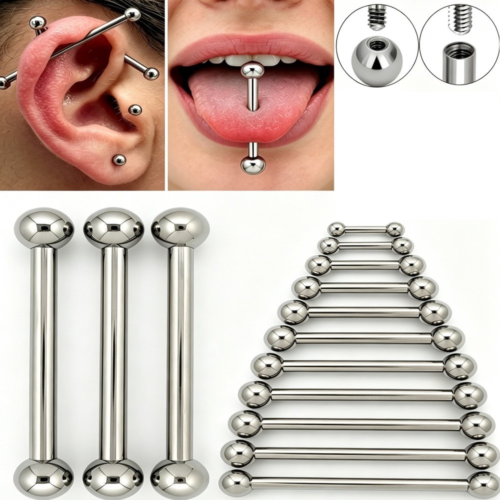 14G 16G G23 Tytanowy Prosty Sz – Body Jewelry Industrial recenzja i cena