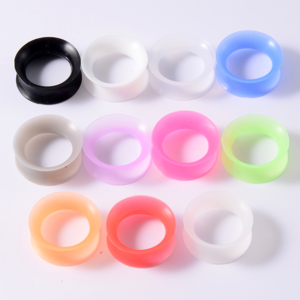 2 szt. Silikonowe zatyczki do  – Body Jewelry Gauges recenzja i cena