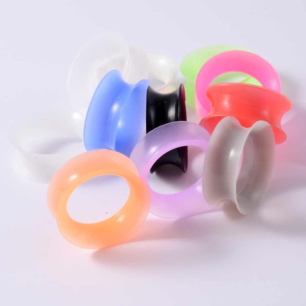 2 szt. Silikonowe zatyczki do  – Body Jewelry Gauges recenzja i cena