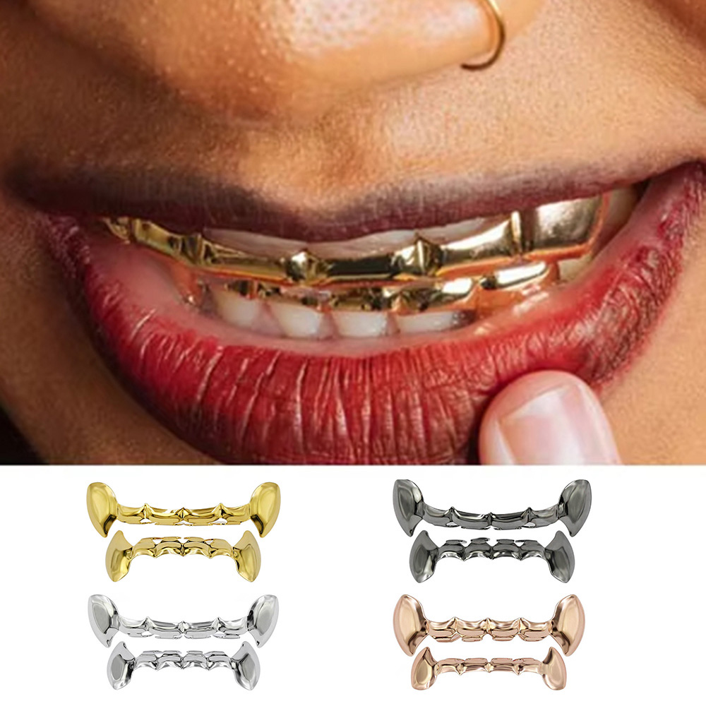 YOUNGX Hip Hop Wampirze Zęby G – Body Jewelry Men recenzja i cena