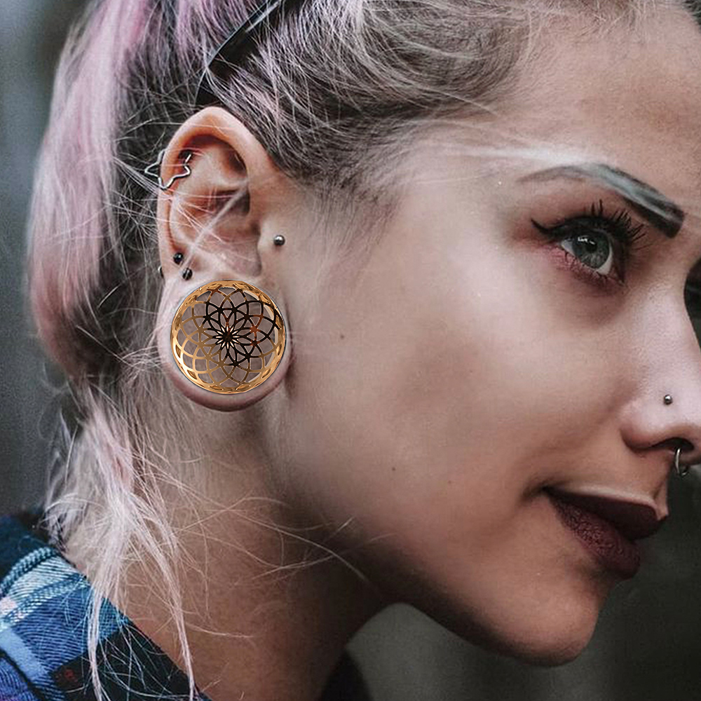 Vankula 2 szt. 316 stal nierdz – Body Jewelry Gauges recenzja i cena