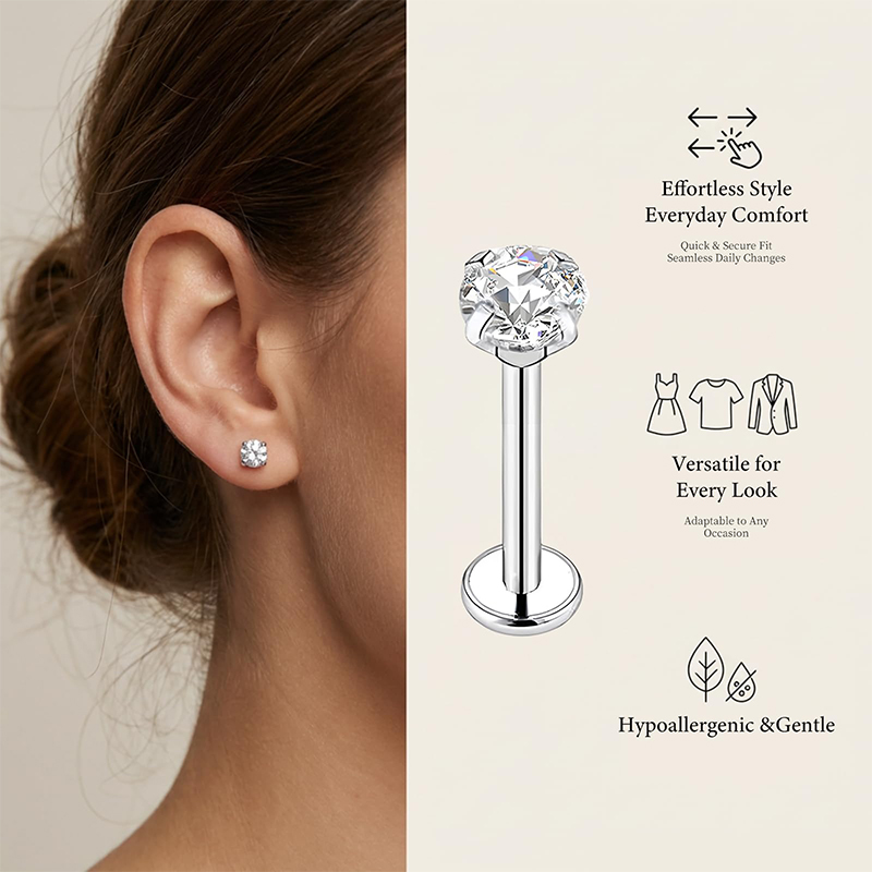 Kolczyki do nosa, przegrody no – Body Jewelry Septum recenzja i cena